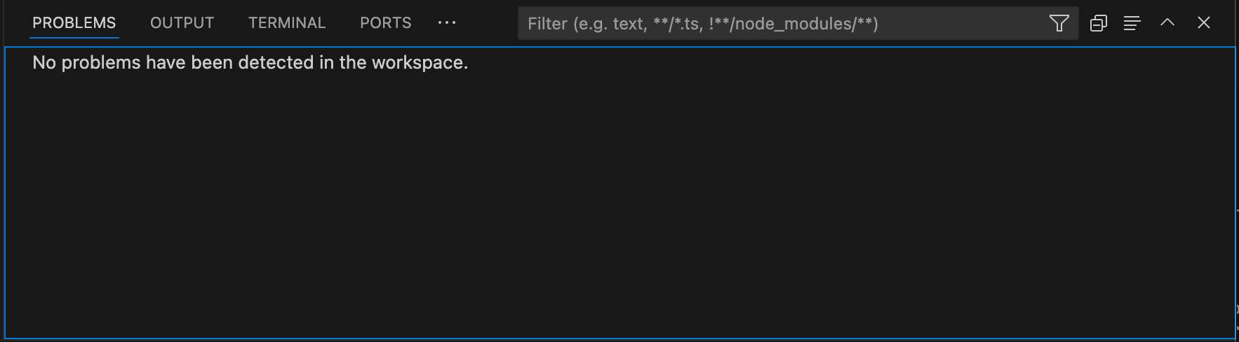 显示诊断信息的 VSCode 问题窗格