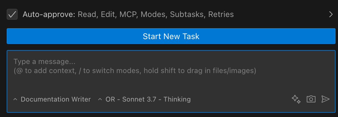 自动批准工具栏折叠状态
