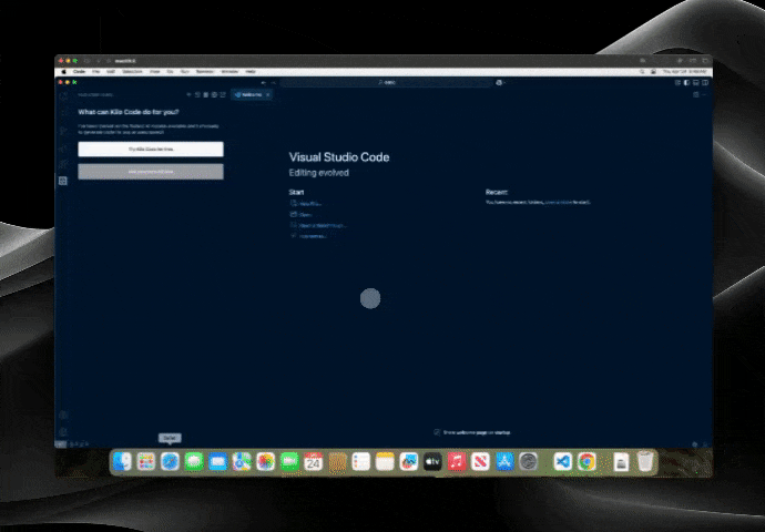 Kilo Code注册流程演示