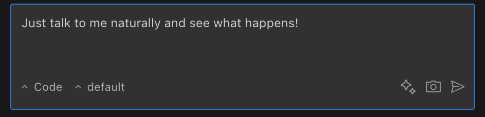 在 Kilo Code 中输入请求的示例
